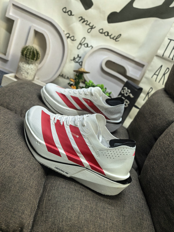 adizero BOSTON 13 (Branco e Vermelho)