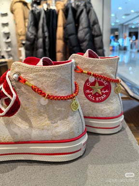 All Star BX ZY (Branco e Vermelho)