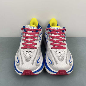 Hoka Clifton 10 (Cinza e Vermelho)