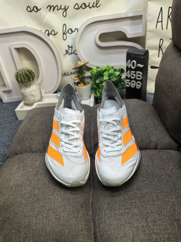 adizero BOSTON (Branco e Laranja)