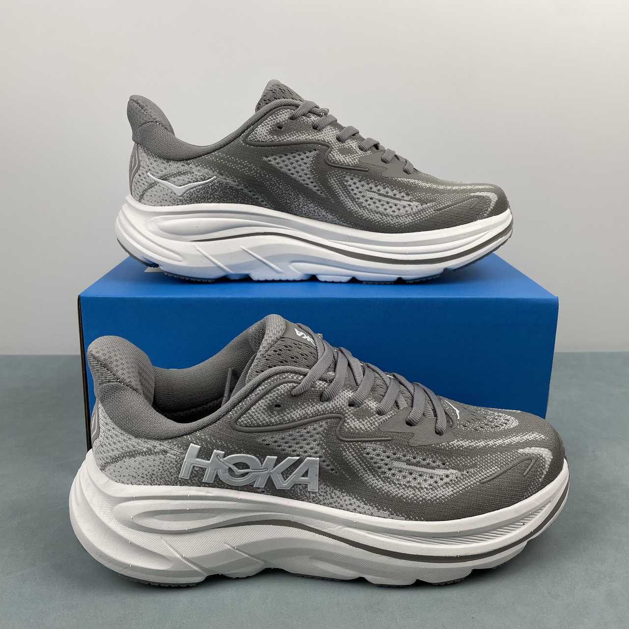 Hoka Clifton 10 (Cinza)