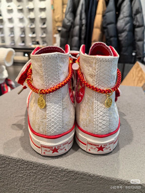 All Star BX ZY (Branco e Vermelho)