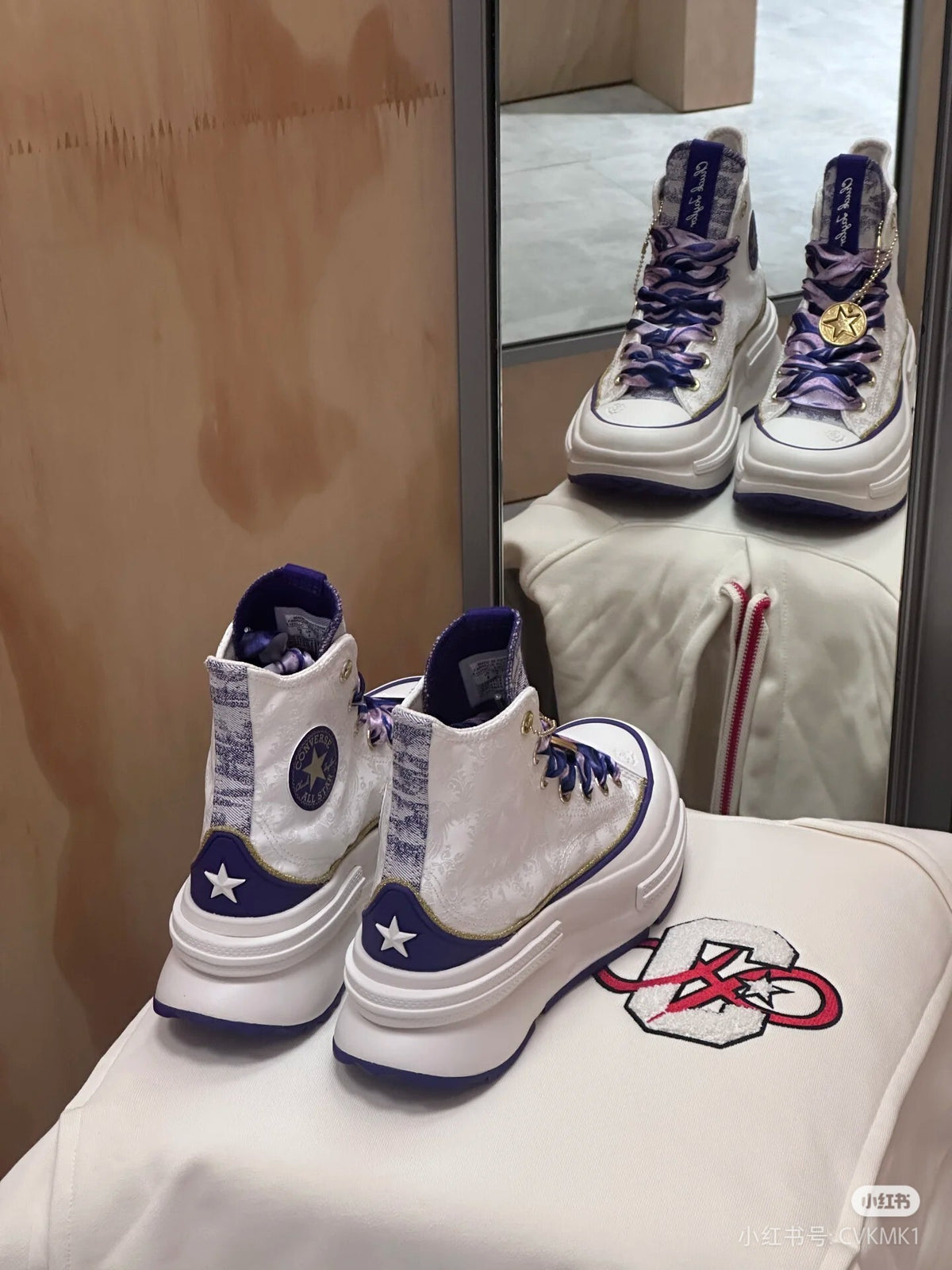 All Star Lift (Branco e Azul)