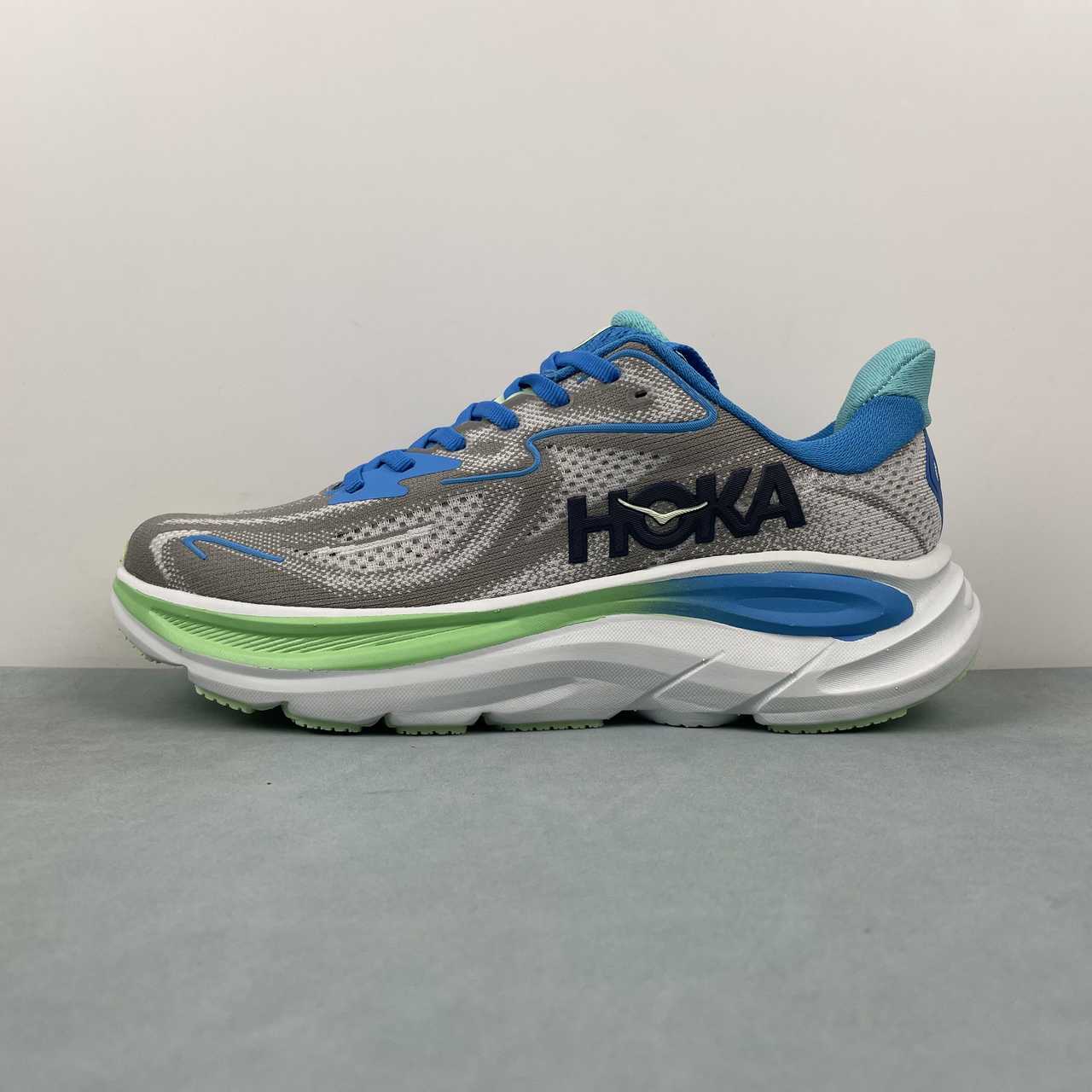 Hoka Clifton 10 (Cinza e Azul)