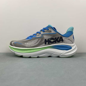 Hoka Clifton 10 (Cinza e Azul)