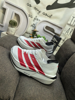 adizero BOSTON 13 (Branco e Vermelho)