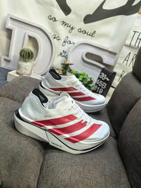 adizero BOSTON 13 (Branco e Vermelho)