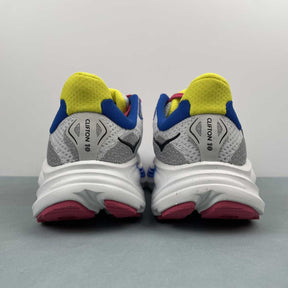 Hoka Clifton 10 (Cinza e Vermelho)