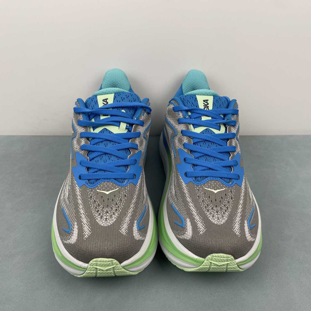 Hoka Clifton 10 (Cinza e Azul)