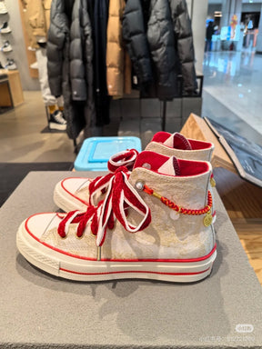 All Star BX ZY (Branco e Vermelho)