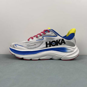 Hoka Clifton 10 (Cinza e Vermelho)