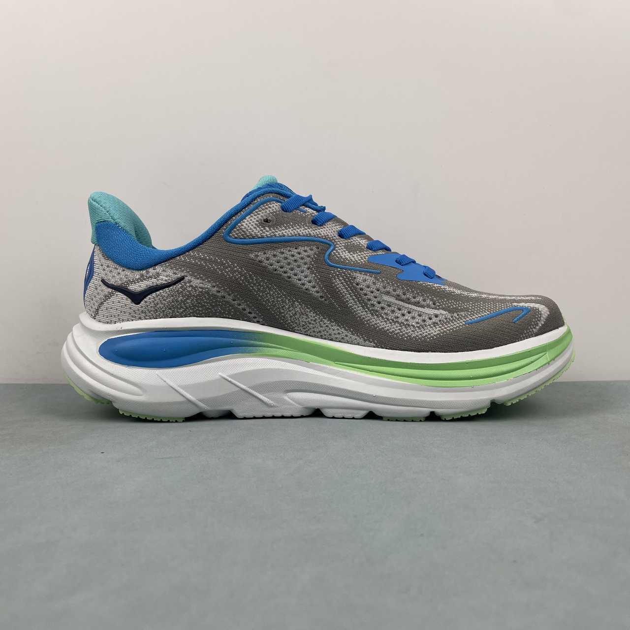 Hoka Clifton 10 (Cinza e Azul)
